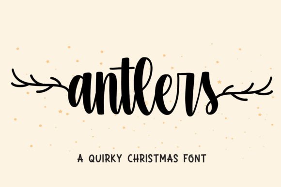 Antlers: The Whimsical Font That Transformed My Holiday Branding