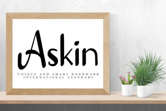 Askin Font: Elevating Web Design with Elegant Script Typography