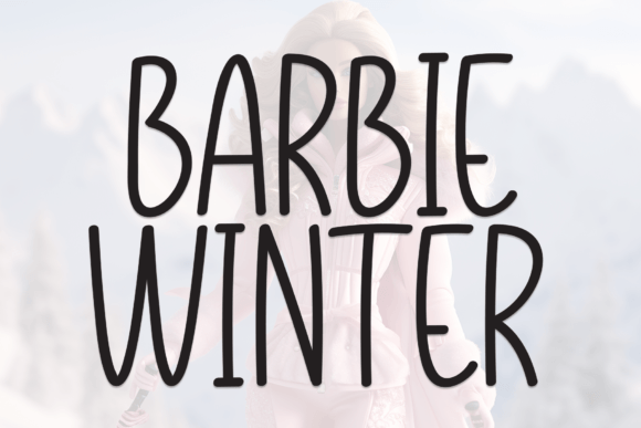 Barbie Winter Font: A Playful Script Amp for Modern Web Design