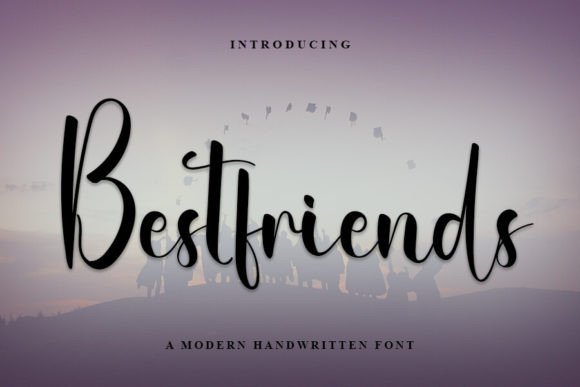 Bestfriends: A Handwritten Font with Timeless Elegance for Brand Designers