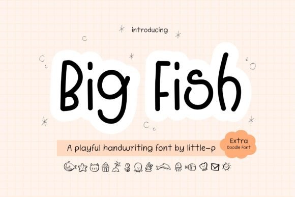 Big Fish: A Playful Handwritten Font for Crafters and Makers