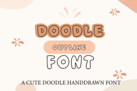 Branding with Doodle Outline: A Quirky Font That Adds Personality to Design Projects