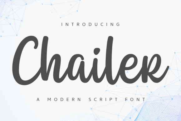 Chailer: A Stylish Script Font That Elevates Small Business Branding