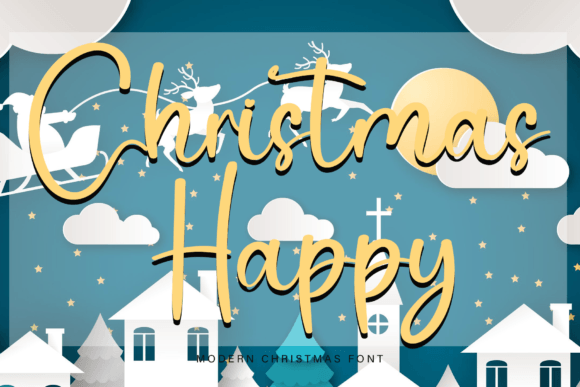Christmas Happy: A Sweet Script Font for Joyful Branding Projects