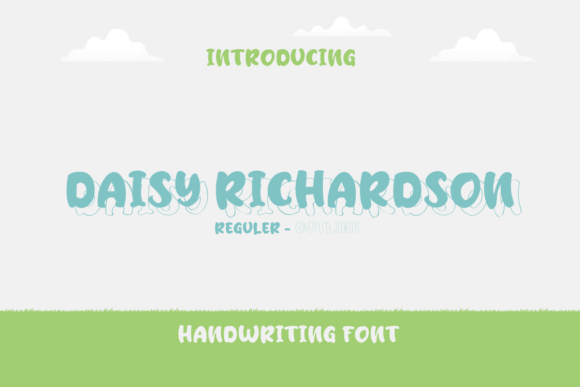 Daisy Richardson: A Handwritten Font for Heartfelt Editorial Design