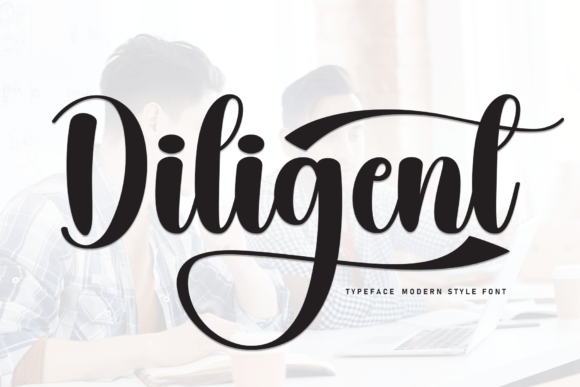 Diligent: A Sweet Script Font That Elevates Small Business Branding