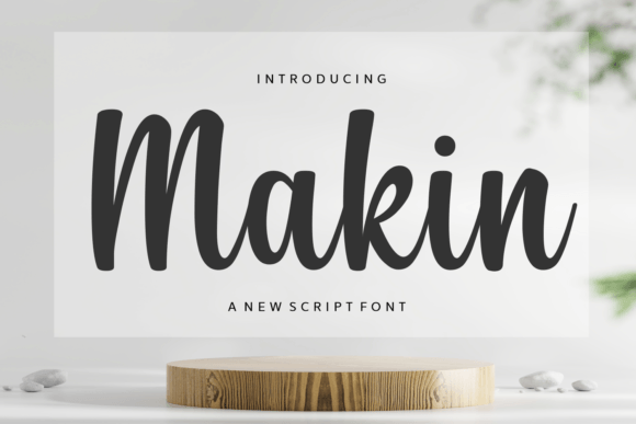 Elegance in Motion: Using the Makin Script Font for Real Branding Projects