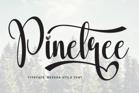 Elegant Branding with the Pinetree Script Font