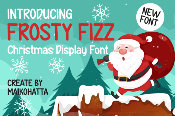 Frosty Fizz Font: Elevate Your Christmas-Themed Branding