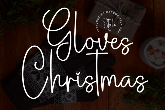 Gloves Christmas Font: A Festive Script for Holiday Campaigns