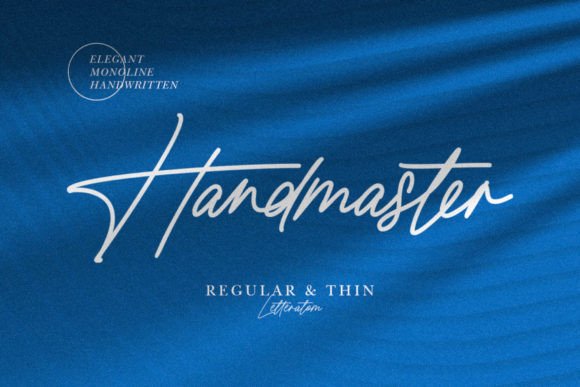 Handmaster Font: Elevating Digital Design with Elegant Handwritten Typography