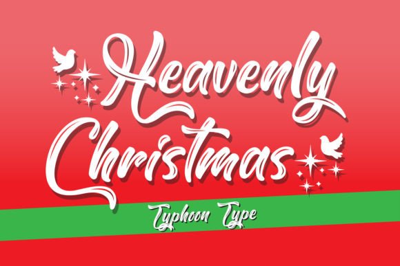 Heavenly Christmas Font: A Festive Script for Seasonal Campaigns