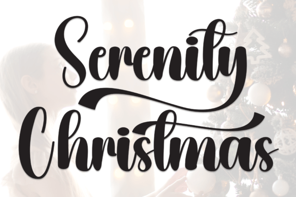 How Serenity Christmas Font Brings Joy to Campaign Visuals