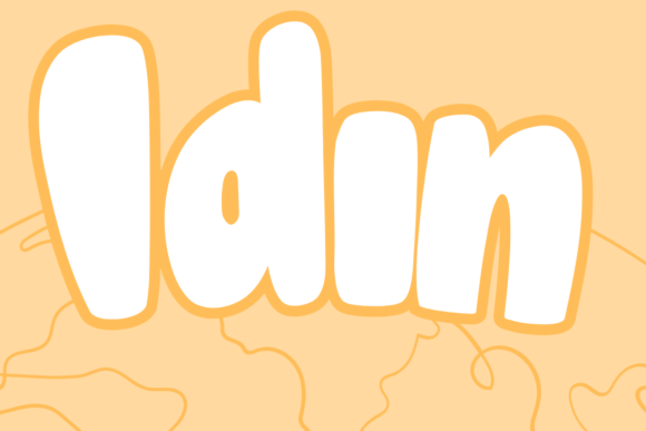 Idin: A Playful Display Font for Web Design and Digital Branding