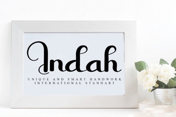 Indah: The Elegant Script Font for Handmade Business Branding