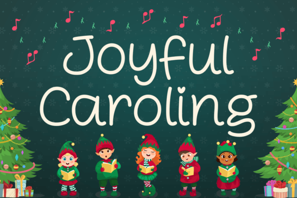 Joyful Caroling: A Festive Font That Elevates Holiday Branding