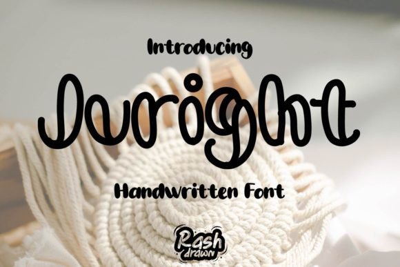 Juright: A Handwritten Font That Brings Charm to Craft and Product Design