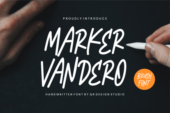 Marker Vandero: A Sweet Handwritten Font for Crafters & Product Makers