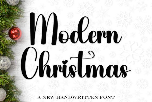 Modern Christmas: A Stylish Handwritten Font for Editorial Design and Digital Publishing