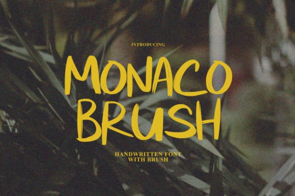 Monaco Brush: A Modern Handwritten Font for Scroll-Stopping Digital Campaigns