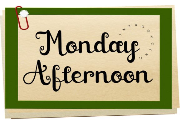 Monday Afternoon Font: Elevating Marketing Visuals with Elegant Typography