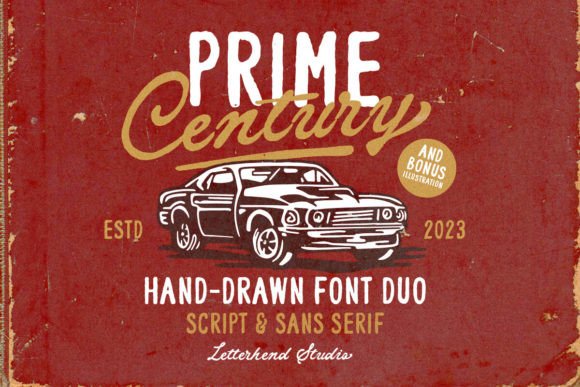 Prime Century: A Handcrafted Font Duo for Beautiful, Commercially Versatile Projects