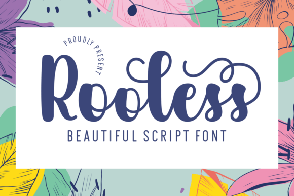 Rooless: A Romantic Script Font for Modern Marketing Campaigns