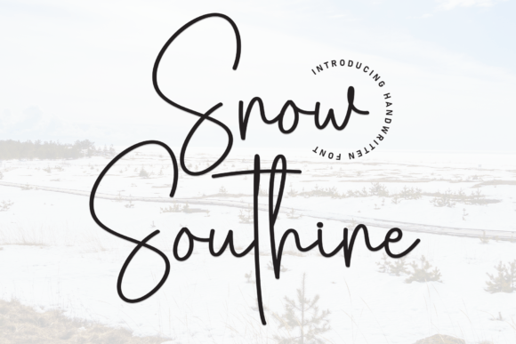 Snow Southine: A Handwritten Font for Timeless Editorial Design
