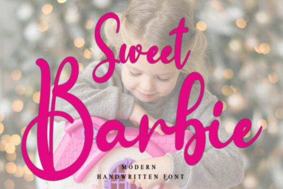 Sweet Barbie: A Handwritten Font for Elegant Branding Projects