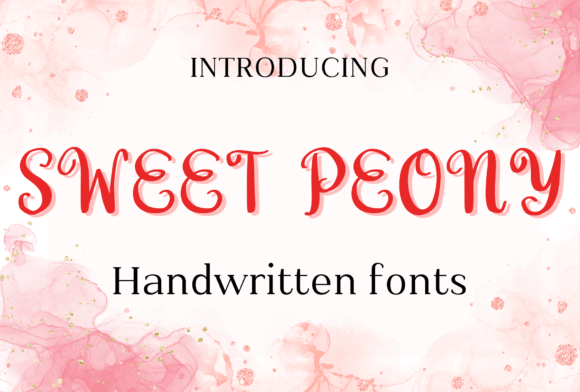 Sweet Peony: A Handwritten Font for Engaging Digital Branding