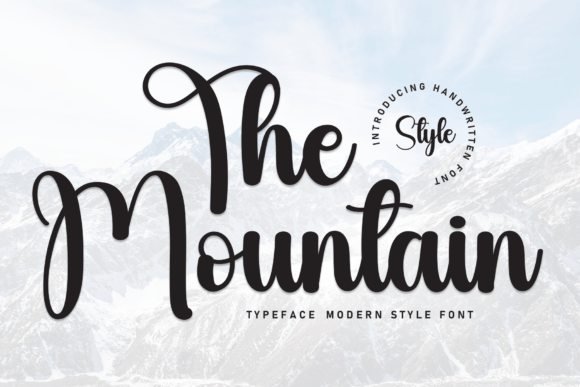 The Mountain: A Designer’s Take on This Bold Script Font