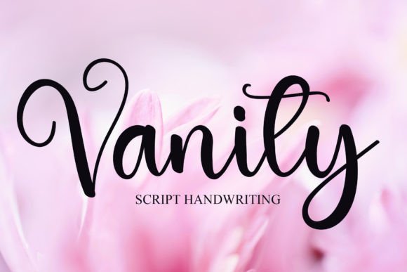 Vanity: A Handwritten Font for Elegant Editorial Design