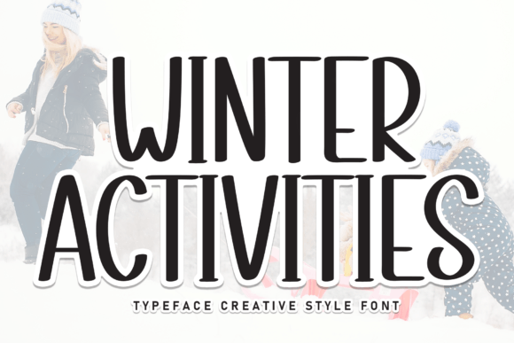 Winter Activities: A Handwritten Font for Engaging Digital Campaigns