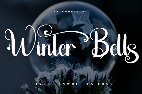 Winter Bells: A Handwritten Font for Elegant Web Design